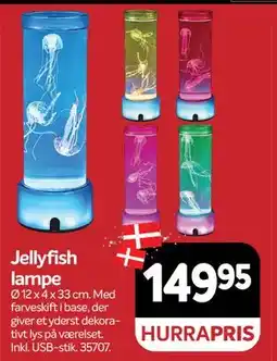 Din Isenkræmmer Jellyfish lampe tilbud
