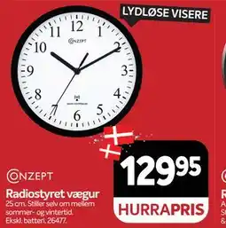 Din Isenkræmmer Radiostyret vægur tilbud