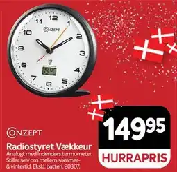 Din Isenkræmmer Radiostyret Vækkeur tilbud