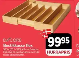 Din Isenkræmmer Bestikkasse flex tilbud