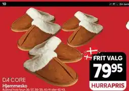 Din Isenkræmmer DA CORE Hjemmesko tilbud