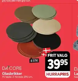 Din Isenkræmmer DA CORE Glasbrikker tilbud