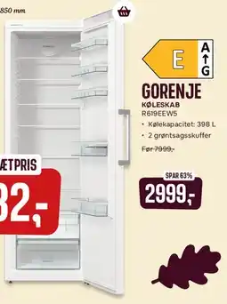 Skousen KØLESKAB tilbud