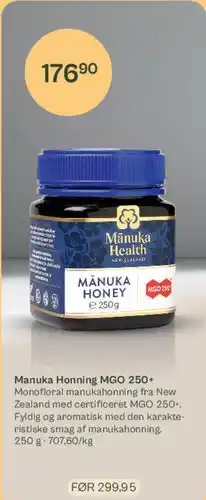 Helsam Manuka Honning MGO 250+ tilbud