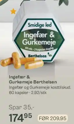 Helsam Ingefær & Gurkemeje tilbud