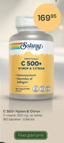 Helsam C 500+ Hyben & Citron tilbud