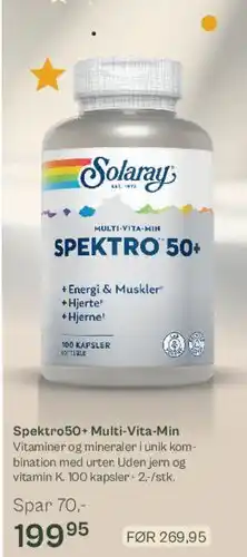 Helsam Spektro50+ Multi-Vita-Min tilbud