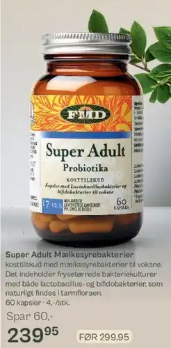 Helsam Super Adult - Probiotika tilbud
