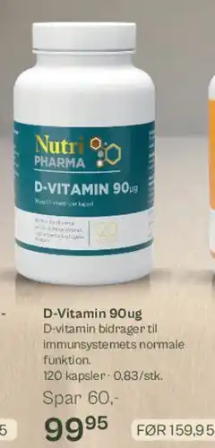 Helsam D-Vitamin 90 µg tilbud