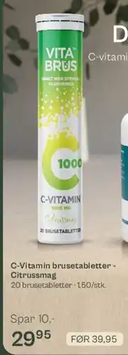 Helsam C-Vitamin brusetabletter tilbud