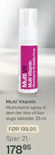Helsam Multi Vitamin Mund Spray tilbud