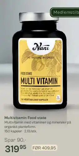 Helsam Multivitamin Food state tilbud