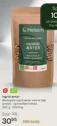 Helsam Ingrid ærter tilbud