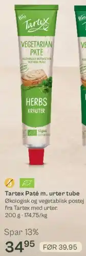 Helsam Tartex Paté (urter) tilbud