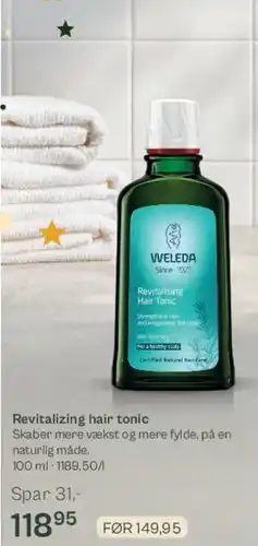Helsam Revitalizing Hair Tonic tilbud