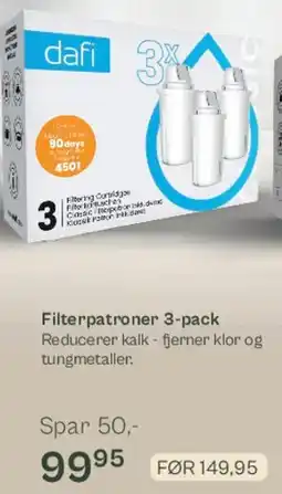 Helsam Filterpatroner 3-pack tilbud