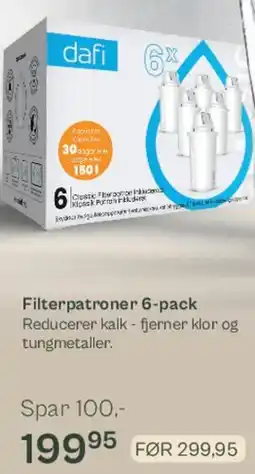 Helsam Filterpatroner 6-pack tilbud