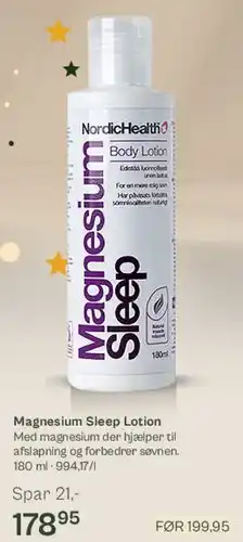 Helsam Magnesium Sleep Lotion tilbud