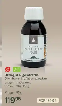 Helsam Økologisk Nigellafrøolie tilbud