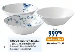 Imerco Gifts with History dyb tallerken tilbud