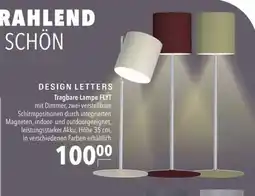 Citti Design Letters Tragbare Lampe Flyt tilbud