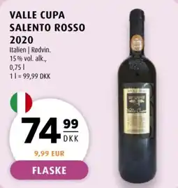 Scandinavian Park Valle Cupa Salento Rosso tilbud