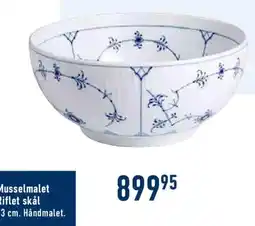 Imerco Musselmalet Riflet skål tilbud