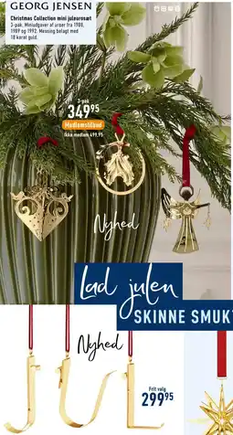 Imerco Georg Jensen Christmas Collection mini juleurosæt tilbud
