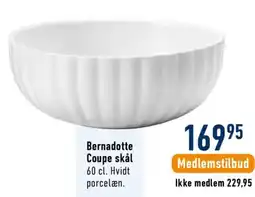 Imerco Bernadotte Coupe skål tilbud