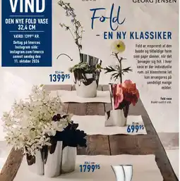 Imerco Georg Jensen Fold vase tilbud