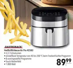 Citti Gastroback heißluftfritteuse air pro 42583 tilbud
