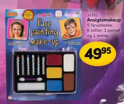 Buddy Leg Rio face painting make-up tilbud