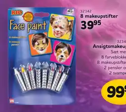 Buddy Leg Rio face paint tilbud