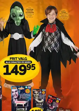 Buddy Leg Rio vampire teeth tilbud