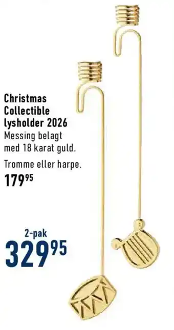 Christmas Collectible lysholder 2026