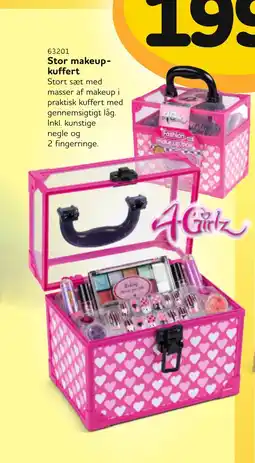 Buddy Leg 4 Girlz Stor makeup-kuffert tilbud
