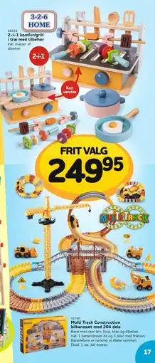 Buddy Leg 3-2-6 Home 2-i-1 komfur/grill i træ tilbud