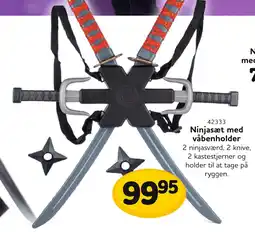 Buddy Leg Ninjasæt med våbenholder tilbud
