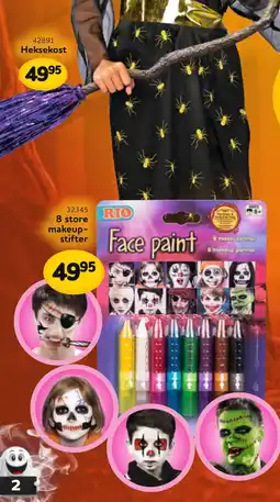 Buddy Leg Rio face paint tilbud