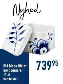Imerco Blå Mega Riflet bonbonniere tilbud