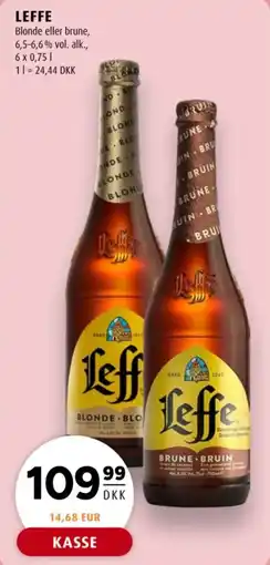 Scandinavian Park Leffe blonde eller brune tilbud