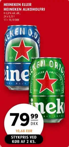 Scandinavian Park Heineken eller Heineken alkoholfri tilbud