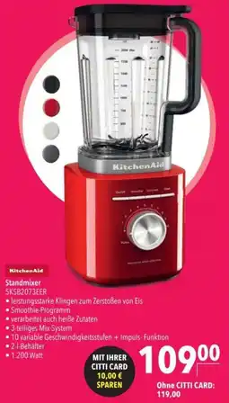 Citti KitchenAid Standmixer 5KSB2073EER tilbud