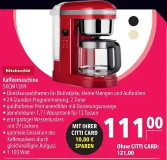 KitchenAid Kaffeemaschine 5KCM1209
