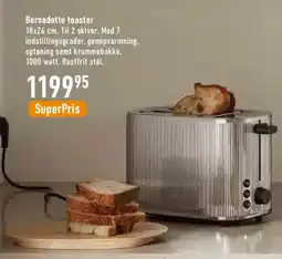 Imerco Bernadotte toaster tilbud
