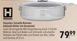 Citti Hensslers Schnelle Nummer Edelstahl-Bräter mit Glasdeckel tilbud