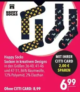 Citti Happy Socks Socken tilbud