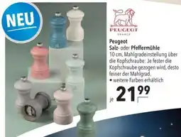 Citti Peugeot Salz- oder Pfeffermühle tilbud