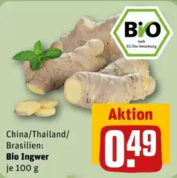 REWE DE Bio Ingwer tilbud