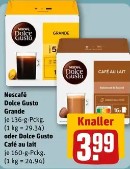 REWE DE Nescafe Dolce Gusto Cafe au lait tilbud